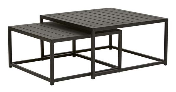 Aruba Square Nest of 2 Coffee Tables